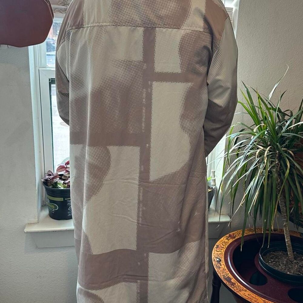 forever 21 mens white roy jones trench